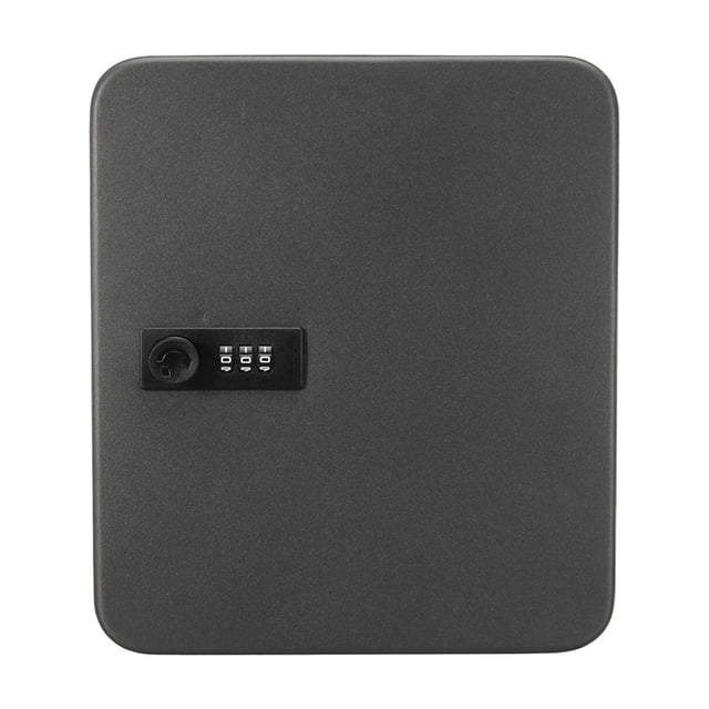 Storage Cabinet Car Home Security Lockable Key Safe Box Office Combination Lock Password Wall Mounted Resettable Code Metal ,Easy Installation