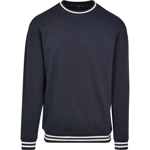 Build Your Brand - Jersey College para Hombre (Marino, Blanco)