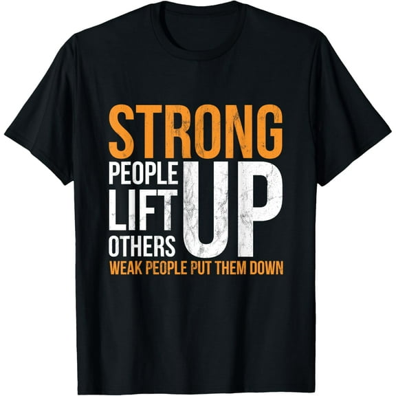 Anti Bullying Stop Bully Orange Stand Up to Bullies T-ShirtMen's and women's pure cotton short-sleeved shirts