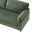 thumbnail image 6 of DEALTOPS 83" Corduroy Loveseat Sofa, 850lbs Heavy Duty 2-Seater Couch, Iron & Wood Frame, Sage Green, 6 of 6