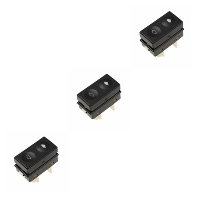 Transemion Power Window Control Switch for E36 318i 328i 320i 325i M3 Z3 Seamless Operation Type1 3PCS