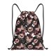 thumbnail image 1 of Fotbe Butterfly Bolsa Mochila con Cordón Estampada, Bolsa de Gimnasio Deportiva, Bolsa Cinch, Bolsa con Cordón para Hombres y Mujeres-Small, 1 of 6