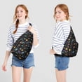 thumbnail image 3 of Astronomy Sling Backpack - Detailed Solar System Design Shoulder Bag, Compact Pack for Essential Carry & Daily Use, 3 of 4