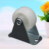 GOOHOCHY 12 Pcs White PP Nylon Casters Office Functional Wheels for Chair