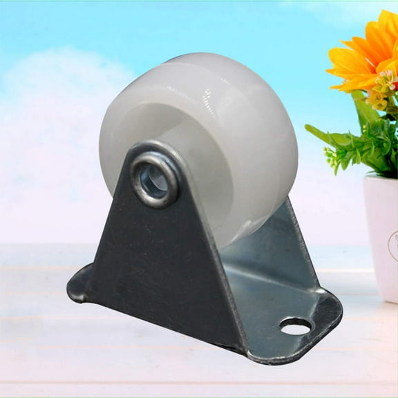 GOOHOCHY  12 Pcs White PP Nylon Casters Office Functional Wheels for Chair