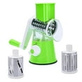thumbnail image 1 of Rallador de queso giratorio Mandoline Slicer Grinder con un de acero inoxidable Rebanador de alimentos Rebanador de rallador giratorio redondo Verde perfecl rallador de queso rotatorio, 1 of 8