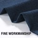 thumbnail image 5 of Cortinas 100 % opacas con aspecto de lino, 84 pulgadas de largo, para dormitorio, con bolsillo para barra de bloqueo de luz, cortinas gruesas con textura de lino para ventana con respaldo blanco, natural, 2 paneles, azul marino, 52 pulgadas de ancho x 84 pulgadas de largo, 5 of 5