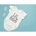 thumbnail image 4 of Tstars Boys Baby Shower Little Brother Shirt for Boys Pregnancy Announcement Baby Shower Baby Announcement Baby Boy Birthday Gifts Cute Newborn Party Baby Bodysuit, 4 of 5
