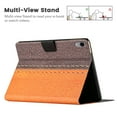 thumbnail image 5 of Dteck for iPad 10th Generation Case 2022, iPad 10th Gen 10.9 inch Protective Cover with Card Slots, Multi-Angle Viewing Stand, PU Leather Folio Case Auto Wake Sleep Smart Cover, Orange, 5 of 7