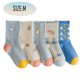 thumbnail image 2 of Laklulu 5 pares de calcetines antideslizantes lindos de princesa bebé calcetines hasta la rodilla para niña, 2 of 6