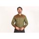 thumbnail image 1 of Camisa Vaquera Cheyenne Bordada Con Gamuza, Gran Herradura, 1 of 3