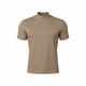 thumbnail image 5 of Blusa y camisa de manga corta con cuello alto para hombre, color liso, informal, a la moda, de manga corta, con cuello alto, capa base, blusa de poliéster para hombre, 5 of 9
