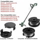 thumbnail image 3 of 5 carretes de hilo de repuesto F016800569 para desbrozadora Bosch EasyGrassCut, carrete de repuesto para recortadora F016800385 compatible con ART 23SL y ART 26SL (4 piezas + 1 pieza), 3 of 5