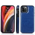 thumbnail image 2 of Dteck Case for Apple iPhone 12 Pro Max 6.7-inch,Shockproof PU Leather Wallet Case Card Holder Kickstand Flip Magnetic Hybrid Rubber Back Phone Cover,Darkblue, 2 of 7
