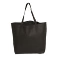 thumbnail image 1 of Debco NW6351 Ah Ya Oversize Non Woven Tote - Black, 1 of 1