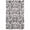 Black, variant on Farmhouse Flower Door Curtains for Door Window, French Sidelight Front Back Door Curtains With Tieback, Botanical Vintage Grey Leaf Plant Kitchen Rod Pocket Drapes Panel, 25"x40"