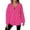 Hot Pink, variant on Women's Half Zip Pullover Sweatshirt, Oversized Solid Color Long Sleeve Top with Soft Breathable Fabric for 2025 Fall Winter Season, Casual Daily Wear and Comfortable Outfits Beige L