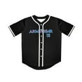 thumbnail image 2 of ARMNHMR 13 Baseball Jersey V-neck Unisex Baseball Jacket Harajuku Button-up Shirt, 2 of 4