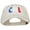 Putty, variant on Chile CHL Flag Embroidered Low Profile Cap - Wine OSFM