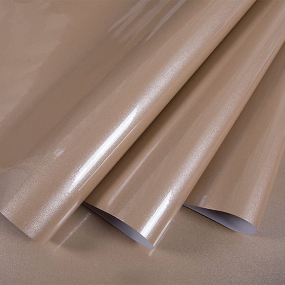 Namzi Self-Adhesive Stick Wallpaper 40x100cm Decorative PVC Wall Paper for Kitchen, Bathroom, Living Room Wall Stickers,Khaki