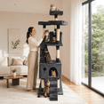 thumbnail image 4 of Torre Árbol Rascador Multinivel Poli Pets con Escalera Gris, 4 of 7