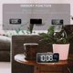 thumbnail image 4 of Digital Alarm Clock, LED Alarm Clock with Snooze Function, USB Ports Charging (White), 4 of 5