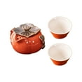thumbnail image 1 of Lipstore Ceramic Tea Set Ceramic Kung Fu Tea Pot for Daddy Gift Dining Room Tea House, 1 of 8