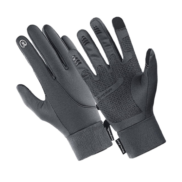 Soidarity Guantes impermeables al aire libre a prueba de viento cálidos guantes de dedo completo para hombres y mujeres Ciclismo No.1 Soidarity OD010323-01
