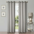 thumbnail image 4 of Superior Linen Blackout Curtains, Grommet Header, Set of 2, 42" x 84", Marshmellow, 4 of 6