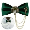 thumbnail image 1 of Men's Bow Tie Fashion Rhinestone Adjustable Pre-tied Neck Bowtie Formal Bowtie, 1 of 6