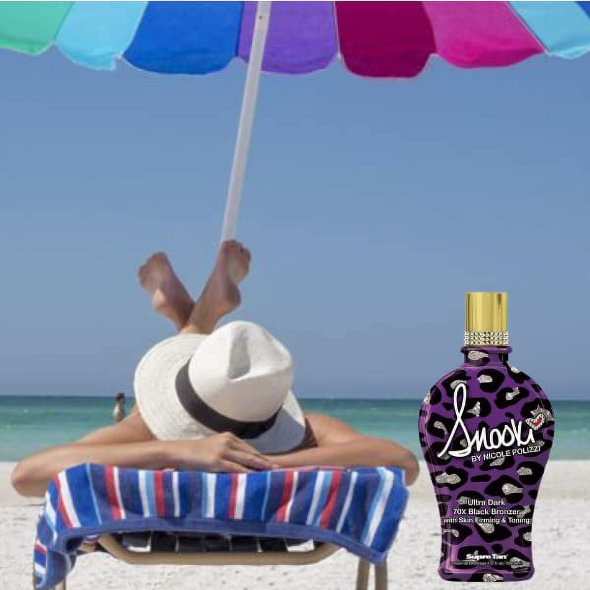 Supre - Snooki Ultra Dark 70X Black Bronzer w/ Skin Firm & Toning - 12 fl oz
