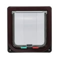 thumbnail image 3 of Cat Door Pet Entry Ferromagnetic Pet Flap Door 4 Ways Locking Automatically Close for Kitty Small Dogs, 3 of 7