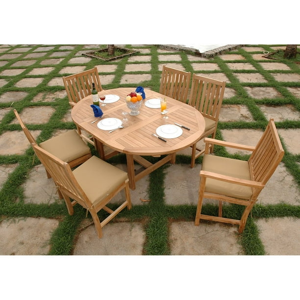 Anderson Teak Wilshire 7 Piece Patio Dining Set