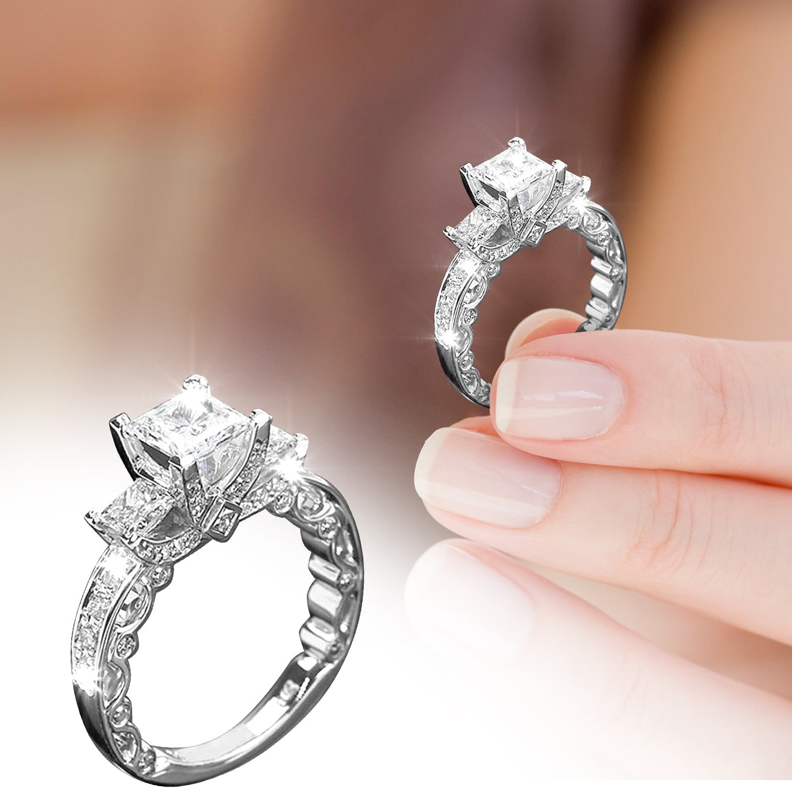 Amazon.com: Shining Diva Fashion Latest Stylish Metal Boho Midi Finger Rings  for Women and Girls - Set of 9 (rrsd14194r), Golden, Metal, No Gemstone:  Clothing, Shoes & Jewelry