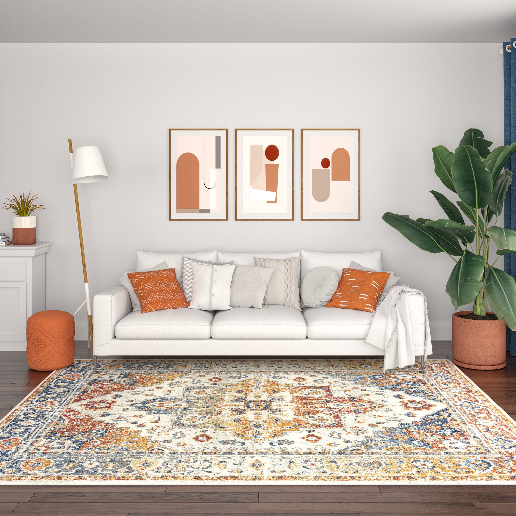 TEXTILES FOR MODERN LIVING 第五版 00-07 Chelsea Transitional Oriental 5'3'' x 7'3'' Multicolor