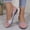 Pink, variant on Women Shoes Womens Flats Slip On Ballet Flats for Women Round Toe Two Tone Patchwork Low Wedge Flat Shoes Bow Decor Soft Faux Leather Comfort Walking Loafers Wide Width Women Shoes Casual Dress