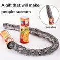 thumbnail image 5 of CHENG Potato Chip Shaped Spring Snake, Can Jump, Suitable For April Fool'S Day, Prank Party Decorations, And Mischief Props. Large Size (Potato Chip Shaped), 5 of 6