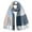 Blue, variant on BUWTTED Scarf for Women Imitation Plaid Thick Shawl Wrap with Tassels Cozy Soft Elegant Lightweight Fall Warm Winter Scarves Size:One Size