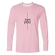 thumbnail image 4 of Ceisia Men Casual Fashion Printing Pullover T-Shirt Long Gift Sleeve Round-Neck Valentine's Day Tops, 4 of 5