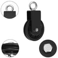 thumbnail image 4 of Chockeie Swivel Pulley Block, Single Pulley Block with U-Mount Bracket Swivel Lifting Pulley Roller Wheel for Wire Rope Cable Pulley Strength Training, 2PCS, 4 of 6