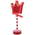 thumbnail image 4 of OUNONA Cute Desk Lamp Christmas Decorative Lamp Red Wood 1Set for Tabletop Decoration, 4 of 7