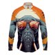 thumbnail image 3 of Camisa con solapa de animal para hombre, estampado de elefante en 3D, camisas casuales de moda para hombre y mujer, camisas de manga larga con botones, ropa de calle de gran tamaño unisex, 3 of 5