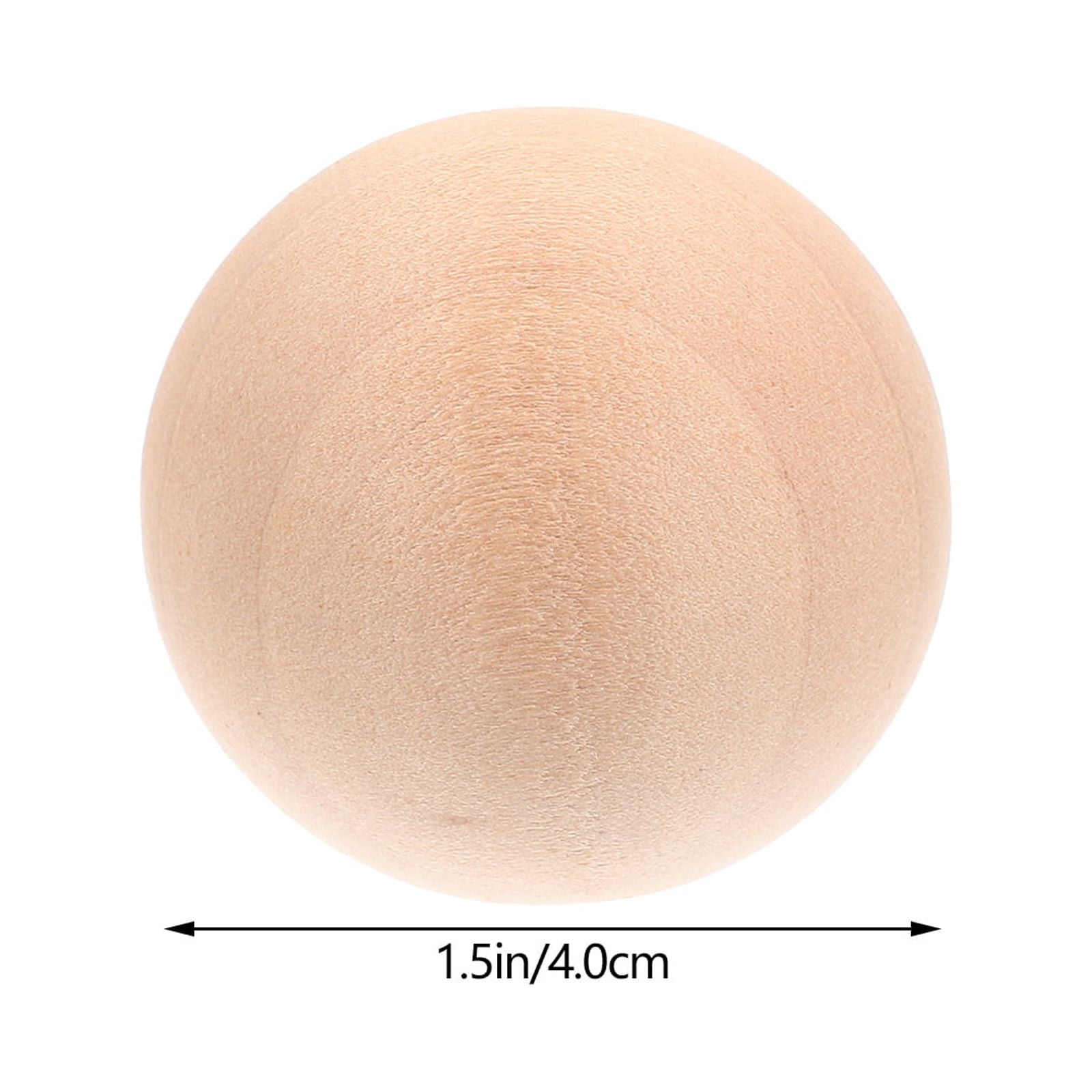 Masteelf  10 Pcs Wooden Ball Dodgeball Pickleball Dryer Balls Travel Child Khaki
