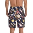 thumbnail image 6 of KLL Cartoon Space 1 for Men's 1-Pack Shorts,Sleep Pajama Shorts for Men Soft Pj Shorts Men's Pajama Bottoms Sleepwear -XX-Large, 6 of 7