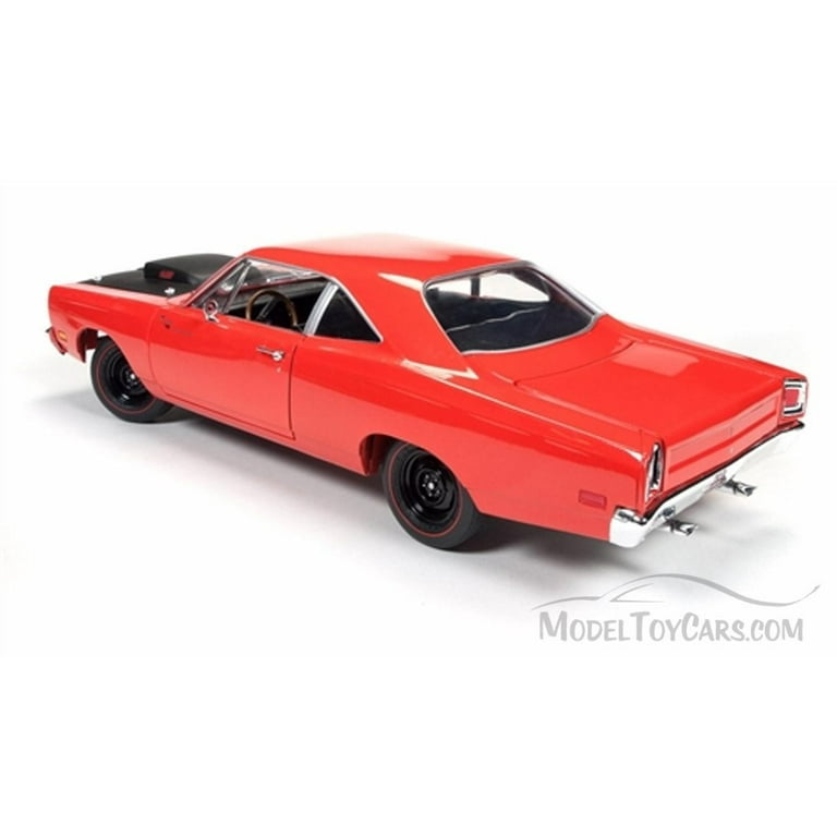 1969 Plymouth Road Runner, Red - Auto World ERTL - 1/18 scale