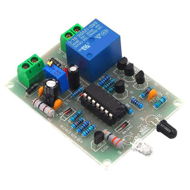 Kit interruptor proximidad por infrarrojos 5 uds. 0-40s tiempo retardo Sensor infrarrojo rojo