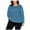 Blue - blue, variant on I.N.C Womens Ribbed Basic T-Shirt, Green, Plus Size, 3X