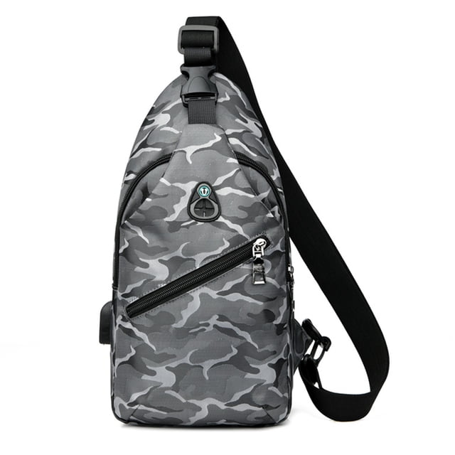 Bandolera cruzada en el pecho y hombro, bolsa de bolsillo personal, bolsas de viaje antirrobo, mochila para hombres y mujeres, resistente al agua