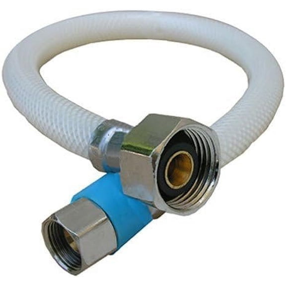 Lasco Fittings Water Supply Flex Braided Poly Vinyl - 3/8 In. Comp x 1/2 In. FIP - 20 In.