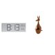 thumbnail image 1 of Reloj de pared digital moderno multifuncional con , reloj de escritorio con figura de animal, material adecuado para el hogar, la ofici, 1 of 8